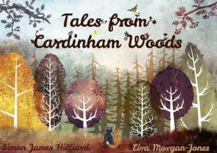 A fox and a bader living together in a woodland